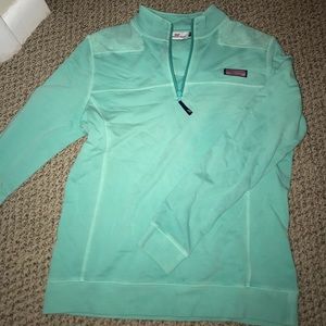 Faded mint green vineyard vines pullover